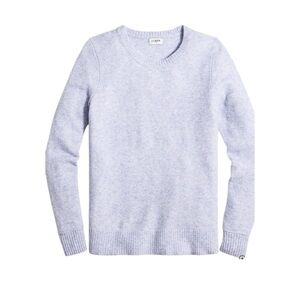 J.Crew Factory Crewneck Sweater in Heather Lavender Extra-Soft Yarn